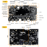 Placa Base Industrial Android RK3399 ARM con CPU de Doble Núcleo Cuádruple y Salida EDP 4K para Mini PC Industrial