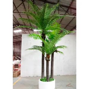 Фабричная оптовая цена, искусственное кокосовое дерево, УФ-защита, зеленый домашний декор, искусственное растение, Кокосовая башня, дерево