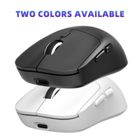 Souris sans fil super légère HXSJ T30 2026, trois modes, optique, rechargeable 500 mAh, ergonomique, mini, pour le bureau, pour droitiers