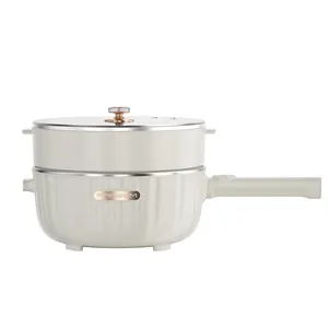 Electric Hot Food Cooking Pan Grill Plate Warmer And Griddle Frying Mini Boil Water Noodles Crock Steamer Convenient Cook Pot