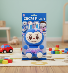 Peluche princesse orientale de 26 cm, lapin bleu, poupée douce pour enfants de 2 à 4 ans, unisexe - Product Image 2