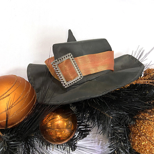 Nuovo Design ghirlanda di streghe decorazione di Halloween con Glitter zucca scopa cappello di plastica ornamenti palla - Product Image 6