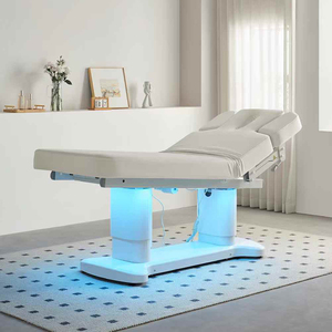 <span class=keywords><strong>Table</strong></span> et lit <span class=keywords><strong>de</strong></span> massage professionnels pour salon <span class=keywords><strong>de</strong></span> beauté, mobilier moderne <span class=keywords><strong>de</strong></span> luxe, 4 moteurs, base blanche, lit <span class=keywords><strong>de</strong></span> spa électrique pour soins du visage avec éclairage - Product Image 2