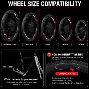 <span class=keywords><strong>Kit</strong></span> de conversion de <span class=keywords><strong>roue</strong></span> arrière de vélo électrique 72V 3000W, <span class=keywords><strong>moteur</strong></span> de moyeu KT V12L, écran LCD PAS, <span class=keywords><strong>kit</strong></span> complet pour <span class=keywords><strong>VTT</strong></span> tout-terrain, directement de l'usine - Product Image 3