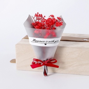 Confezione Regalo di Fiori Secchi di Ginseng in Miniatura, <span class=keywords><strong>Rose</strong></span> Conservate e Fiori Immortali per Natale e Matrimoni - Product Image 4