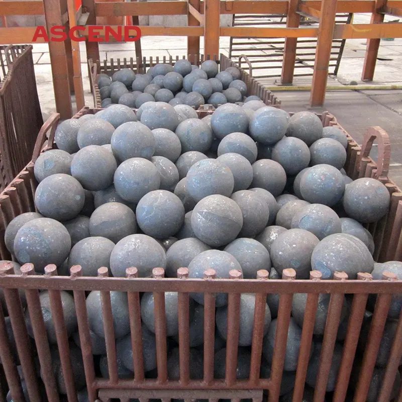 Ascend forging casting steel balls grinding stone gold ore as media of ball mill machine