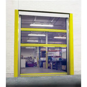 High Speed Door Industry Automatic rolling Pvc High Speed Rolling Curtain Door in dust free workshop PVC Door