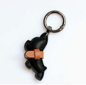 Cartoon Dog Leather Keychain Cute Pet <b>Key</b> <b>Ring</b> <b>Bag</b> Pendant Custom Gift Accessory - Product Image 4