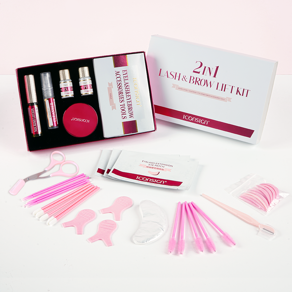 Kit 14 pestañas y levantamiento de cejas