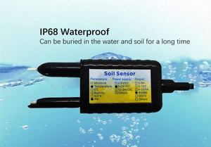 مستشعر درجة حرارة التربة ومستوى الحموضة 2 في 1 من نوع مسبار لوراوان مع قطب مرجعي من نوع AgCl للنباتات - Product Image 6