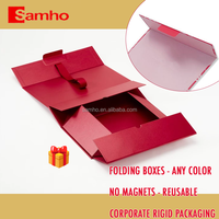 Boîte Cadeau Pliante Personnalisée à 7 Panneaux Réutilisable pour Brûleur d'Encens et Arômes, Cadeau d'Entreprise, Soins de Beauté, Boîte à Rabat Non Magnétique