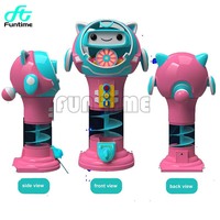 Machine à Gacha en Carton rose vert pour enfants, distributeur de capsules de jouets d'arcade, machine de jeu et de jouets