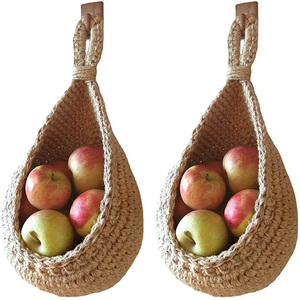 Cestas Colgantes para Frutas al por Mayor, Estilo Bohemio, para Pared, para Cocina, para Guardar Patatas, Cebollas, Ajos y Plantas - Product Image 1