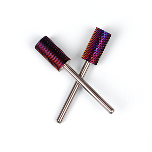 ネイルサプライヤーマニキュアツールカスタムボックスパッケージ7pcsグリーンドリルビットネイルカーバイドローズゴールド4xc5xcネイルドリルビット - Product Image 1