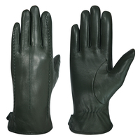 Fabricant de gants professionnels doublure tricotée en peau de chèvre classique hiver chaud écran tactile gants en cuir pour hommes et femmes