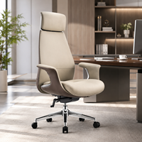Nouvelle chaise de bureau en cuir PU de direction inclinable de conférence de gestionnaire de conception ergonomique