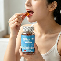 Gummies Complexe de Berbérine HCL avec Chardon-Marie et Cannelle de Ceylan pour un Métabolisme Sain du Glucose et l'Énergie OEM ODM