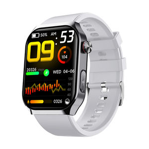 Montre connectée à grand écran tactile de 2,1 pouces pour hommes et femmes, surveillance du sommeil SOS, assistant vocal, détection des chutes, montre connectée de santé ECG F700 - Product Image 4
