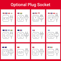 SKE Onduleur interactif hors ligne haute puissance 3000VA 220V monophasé avec écran LCD et 4 batteries 12V 9Ah pour l'informatique et les réseaux