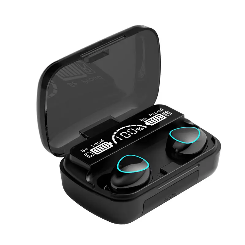 Mini 5.3 étanche véritable jeu de sport sans fil bluetooth écouteur antibruit contrôle tactile ENC TWS écouteurs crochet d'oreille