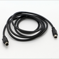Câble d'extension vidéo audio MIDI personnalisé mâle vers mâle 6 broches Mini DIN pour clavier PS2
