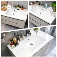 Lavabo de salle de bain de style marin, résistant aux chocs, pour usage domestique