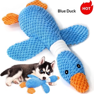 Neues Design Fabrik-Großhandel Langlebige Hundespielzeuge Flauschige Quietschende Tiergeräusche Plüsch Niedliche Haustier-Spielzeuge - Product Image 4