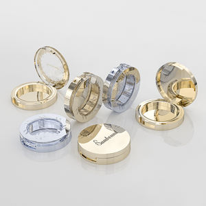 Blush crème de luxe sur emballage rond vide blush emballage compact transparent - Product Image 1