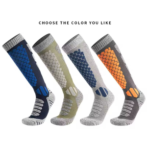 Wholesale Custom Logo Winter Wool <b>Socks</b> – Adult Outdoor Sport Crew <b>Socks</b> Moisture Wicking Warm Knitted Newest Design - Product Image 6