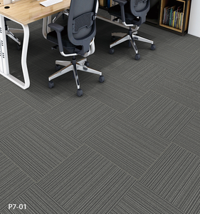 Thương mại văn phòng hiện đại Polypropylene PVC Thảm gạch 50x50 vuông mô hình đệm chần thiết kế cho phòng khách - Product Image 3