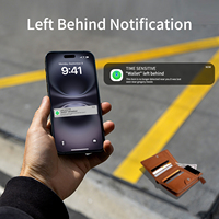 Portefeuille intelligent étanche certifié MFi avec recharge sans fil, localisateur de cartes Itag, dispositif de localisation de cartes, Air Tag, anti-perte, localisateur GPS