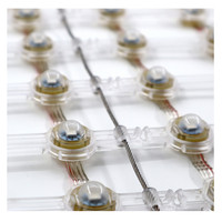 Écran led maille rideau LED extérieur pliable grille led rideau de fond de bâtiment mur led point lumières pour la publicité
