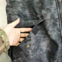 Veste chaude pour hommes en plein air pour la randonnée hiver veste en python noir tactique G8 veste polaire camouflage