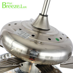 Luz de techo Breezelux con ventilador y mando a distancia Ventilador de techo tradicional de 52" - Product Image 3