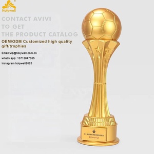 Nouveau design 2026 : Trophée de football plaqué or, artisanat en résine personnalisable, <span class=keywords><strong>coupe</strong></span> <span class=keywords><strong>du</strong></span> <span class=keywords><strong>monde</strong></span> de football, récompense gravée pour les compétitions - Product Image 6