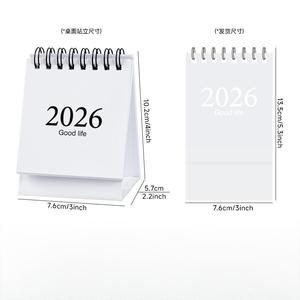 Calendario de Pared Personalizado al por Mayor 2025 2026, Planificador Anual con Foto Personalizada, Horario de Vacaciones para la Escuela, Oficina, Regalos Promocionales - Product Image 2