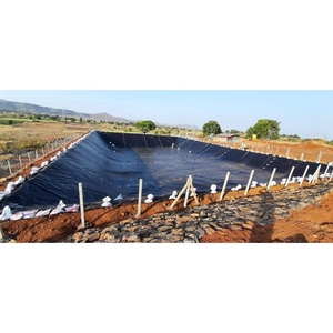 Lona de PVC resistente al agua duradera lanzada <span class=keywords><strong>para</strong></span> vertedero, estanque de peces, lago artificial, piscina - Product Image 3