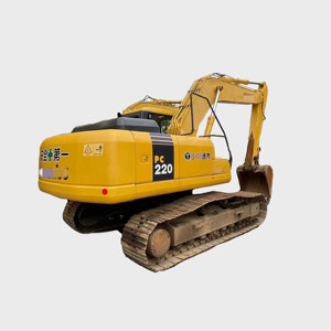 Excavadora de cadenas usada Komatsu PC220 de 22 toneladas con motor Cummins y bomba de engranajes - Modelo 2024, bajo precio, alta calidad - Product Image 1