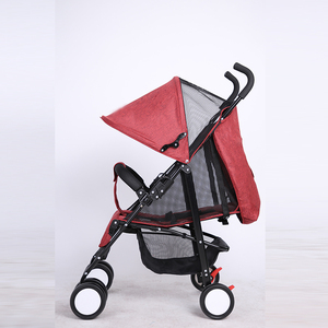 Cochecito de bebé plegable de una mano de lino ligero 2025, sistema de viaje, carrito anticolapso <span class=keywords><strong>con</strong></span> ruedas EVA seguro para niños - Product Image 5