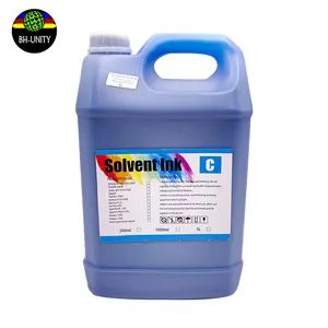 Toptan 5000ml Taimes Solvent mürekkep 512i CMKY mürekkep reklam sanayi mürekkep püskürtmeli yazıcı için