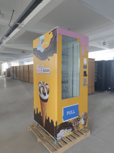 Commerciale completamente automatico 220v/50HZ capacità di produrre 280 tazze ad alta efficienza soft gelato distributore automatico - Product Image 4
