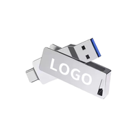 Flash Drive USB OTG 3.0 Metal Baru 16GB Tipe-C Kapasitas Tinggi Harga Murah