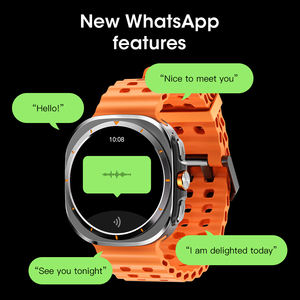 Nuevo Reloj Inteligente Deportivo con Reproducción de Audio de WhatsApp, Monitor de Ritmo Cardíaco 24H, Batería Grande de 430mAh, Llamadas BT, Seguimiento de Actividad y Asistente IA - Product Image 3