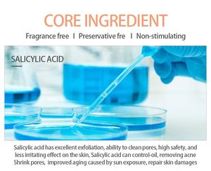 Suero Facial de etiqueta privada para humectar, blanquear y nutre la piel dañada, reduce el ácido salicólico común, Corea - Product Image 6