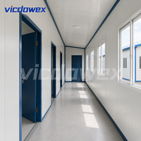 VICDOWEX Edificio per Uffici Prefabbricato Integrato di Lusso Tipo T con Design Contemporaneo per Progetti di Costruzione