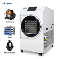 Industriële voedselveilige SUS304 vacuümfreeze-dryer apparatuur 15kg 20kg automatische vriesdroogmachine voor snoep en fruit