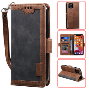 Funda de teléfono de cuero con tapa, directa de fábrica, con correas - Product Image 1