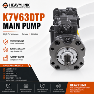 ปั๊มหลัก HEAVYLINK K7V63DTP สำหรับเครื่องจักรก่อสร้าง Liugong 915D Kato 512 Shengang 135 Zoomlion 150 Sany 135-9 155-10 - Product Image 2