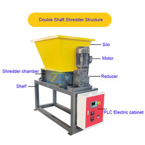 Multifunzione seconda <span class=keywords><strong>mano</strong></span> ibrida plastica trituratore e granulatore usato popolare macchina di plastica frantoio per la frantumazione - Product Image 1