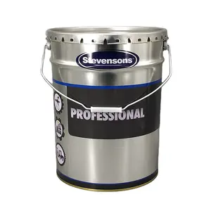 Cubo de aceite de pintura química de 5 galones, tambor con tapa, UN cubo de lata de acero metálico aprobado